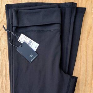 Pac Sun Pac 1980 Black Foldover V-Back Flare Legging